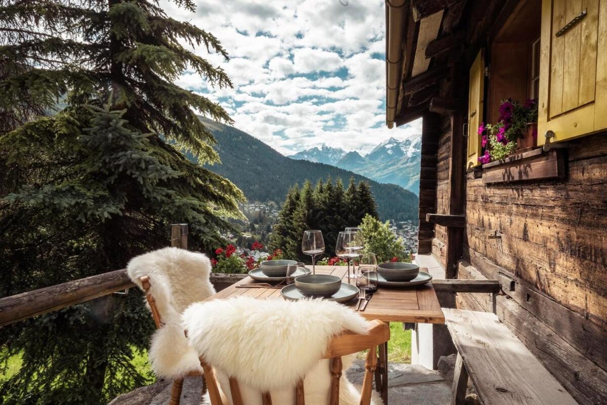 Cosy Chalet With Panoramic Views In Verbier ξενώνας Εξωτερικό φωτογραφία