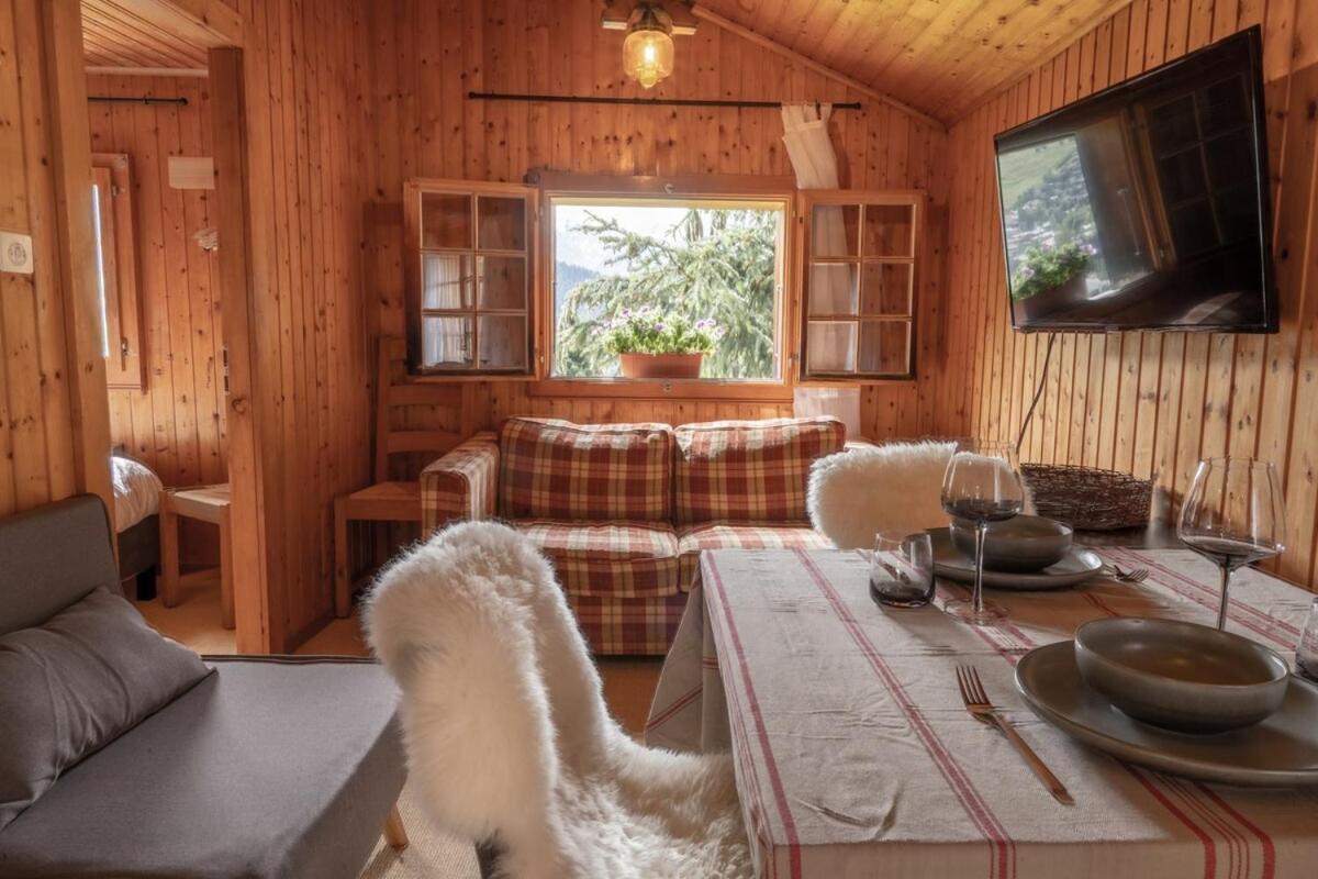 Cosy Chalet With Panoramic Views In Verbier ξενώνας Εξωτερικό φωτογραφία